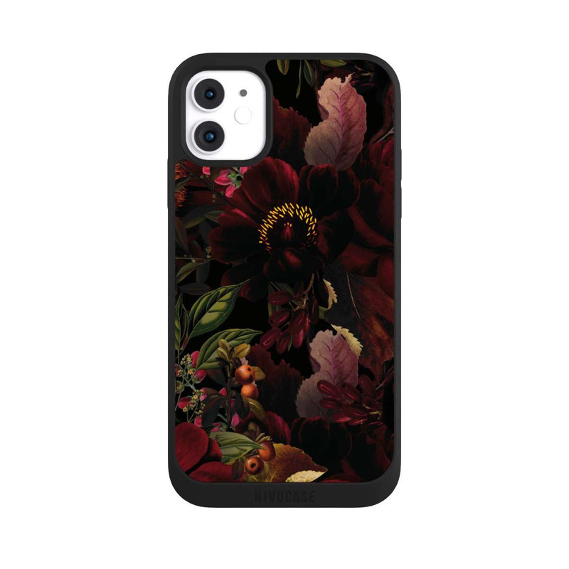 iPhone 11 NIVOpure Dunkle Blumenwiese