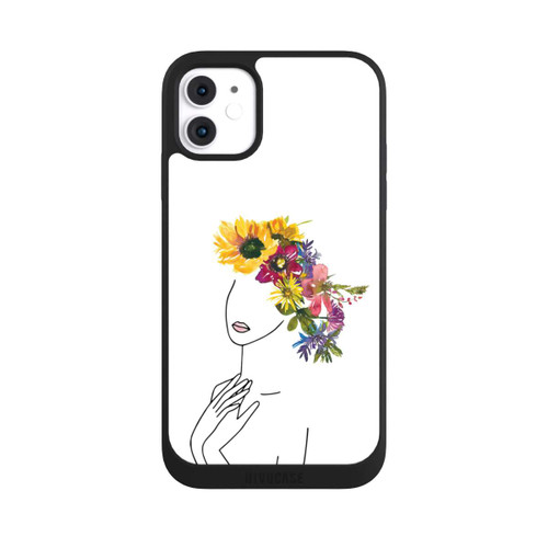 Apple iPhone 11 NIVOpure Line Art Woman flowercrown