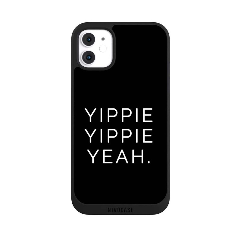 iPhone 11 NIVOpure Yippie Yippie Yeah Black