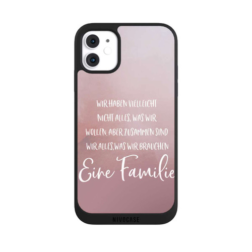 Apple iPhone 11 NIVOpure Eine Familie Altrosa