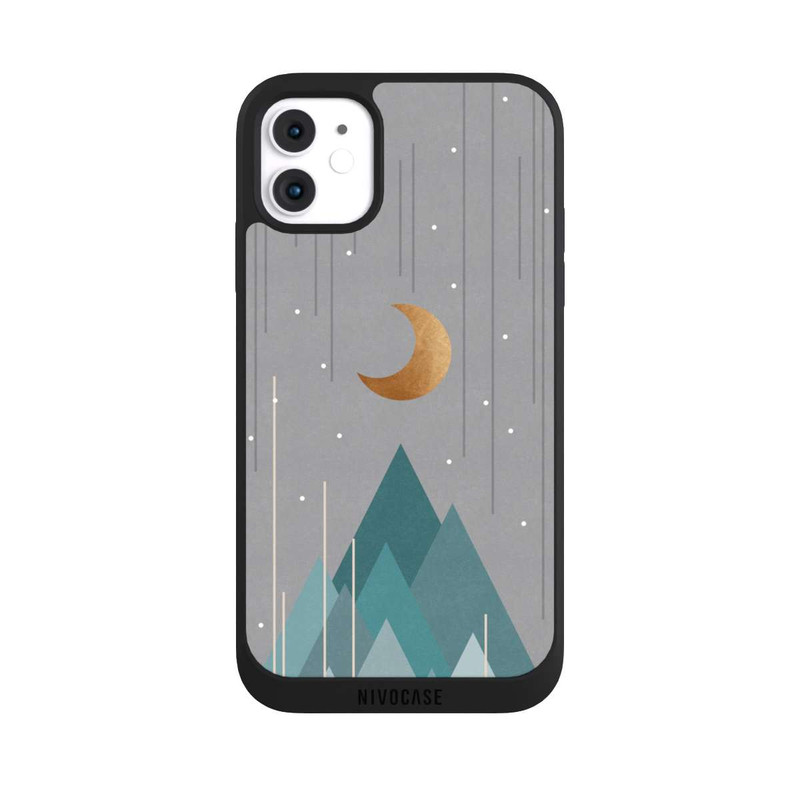 iPhone 11 NIVOpure Moon & Mountains Mint Green
