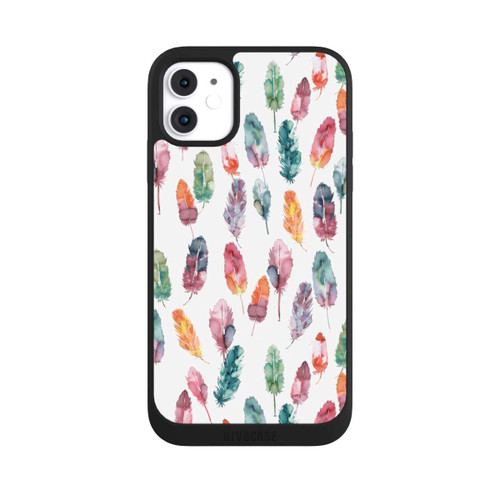 Apple iPhone 11 NIVOpure Boho Watercolor Feathers
