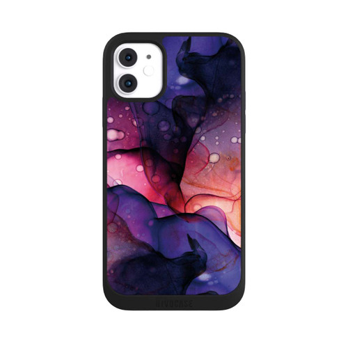 Apple iPhone 11 NIVOpure Flüssige Kunst Lila-Pink