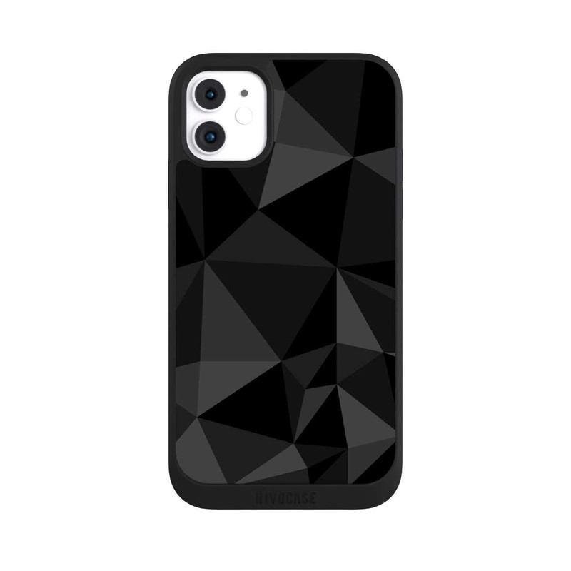 iPhone 11 NIVOpure Motif Polygone Noir