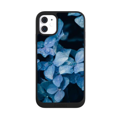 Apple iPhone 11 NIVOpure Fleurs bleues 2