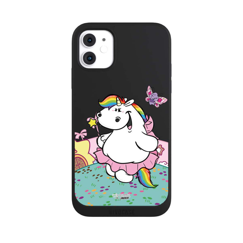 iPhone 11 NIVOpure Glitzerglimmerstadt Transparent