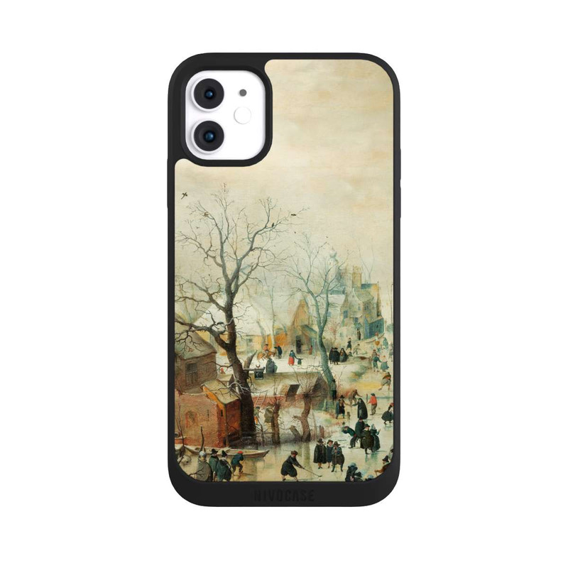iPhone 11 NIVOpure Winter Landscape with Ice Skaters - Hendrick Avercamp
