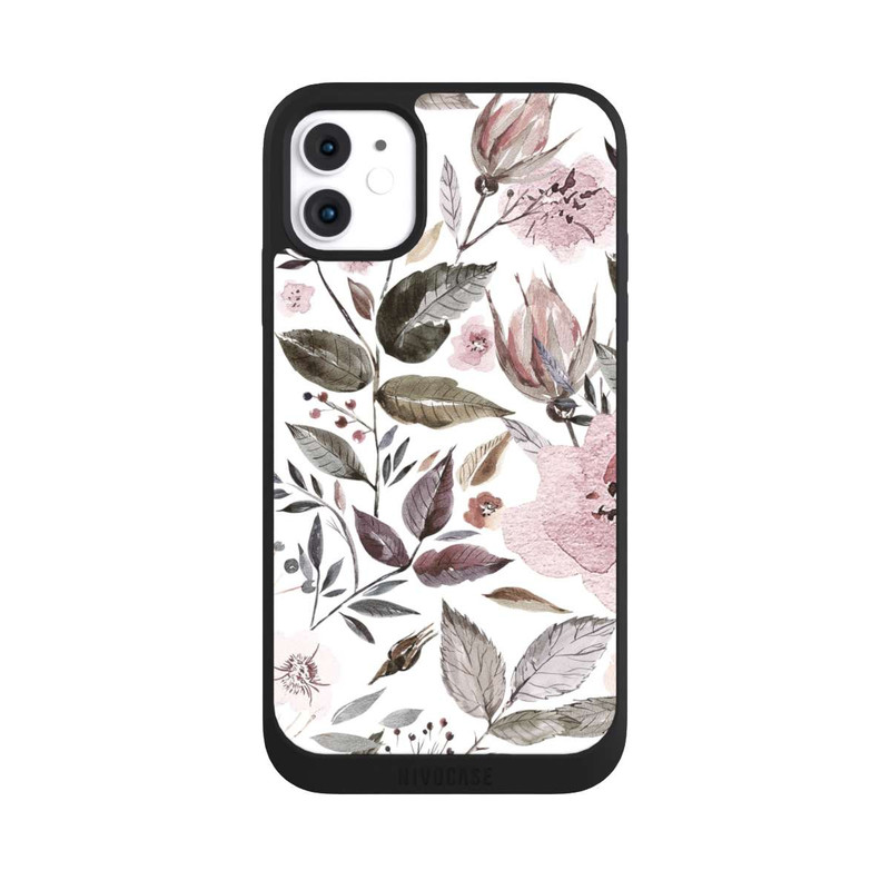 iPhone 11 NIVOpure Aquarell braune Rosenblüten