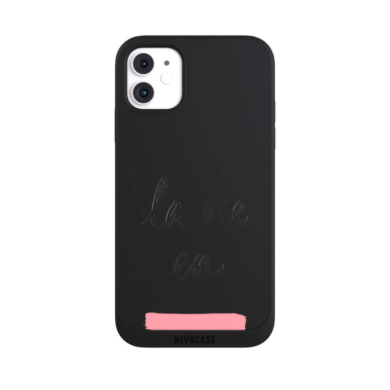 iPhone 11 NIVOpure La vie en Rosa Transparent