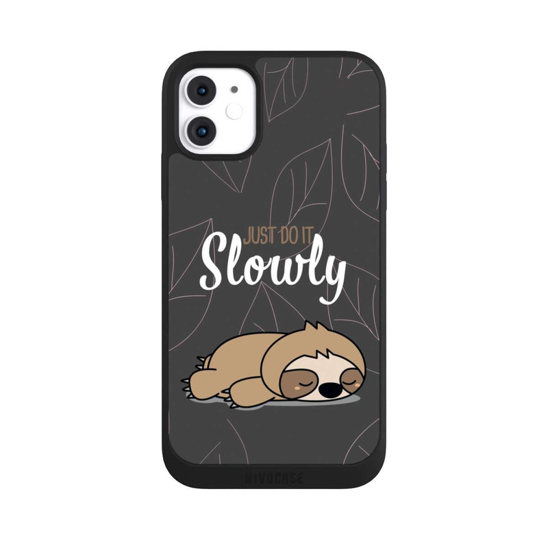 iPhone 11 NIVOpure Just Do It Slowly Sloth Grey
