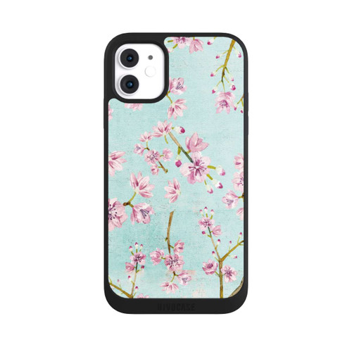 Apple iPhone 11 NIVOpure Cherry Blossom Twigs Pattern Light Blue