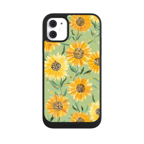 Apple iPhone 11 NIVOpure Sonnenblumen grün