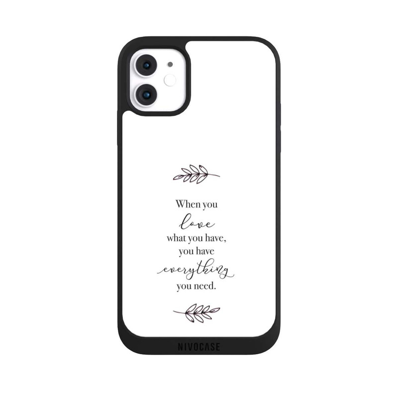iPhone 11 NIVOpure When You Love What You Have
