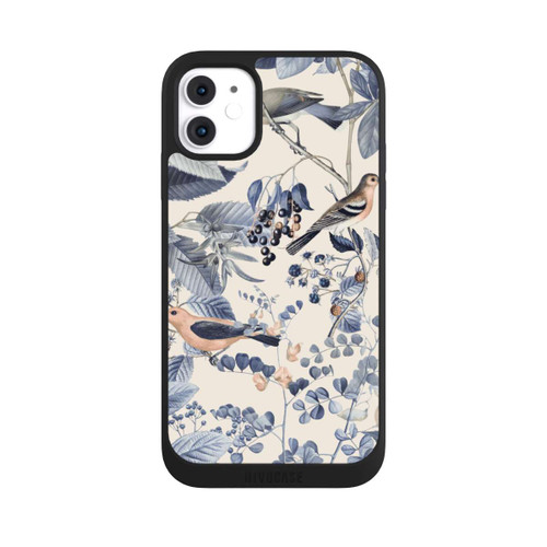 Apple iPhone 11 NIVOpure Vögel und Beeren in Beige