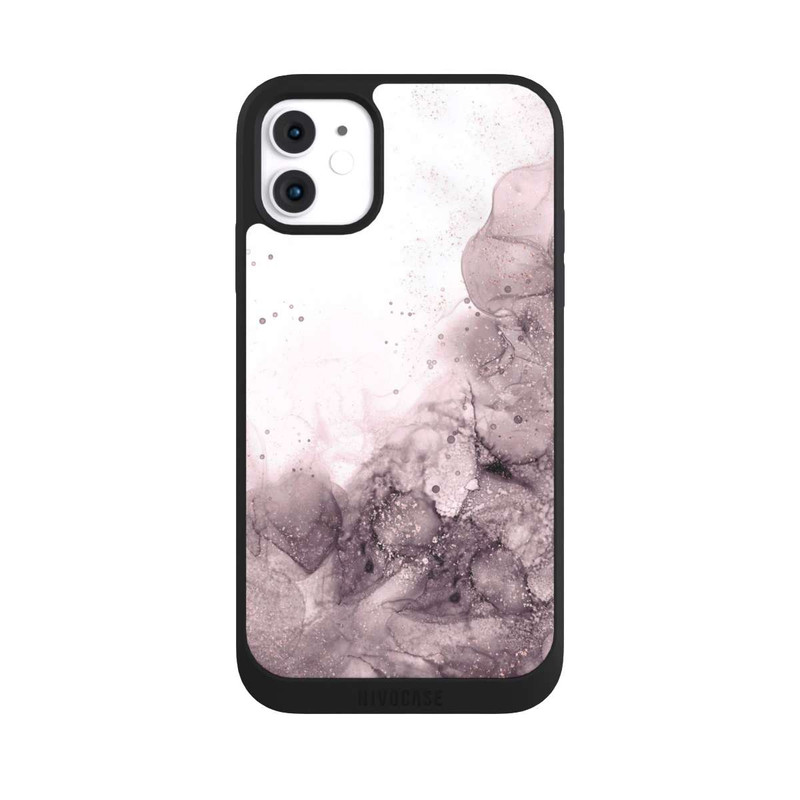 iPhone 11 NIVOpure Paillettes glamour roses