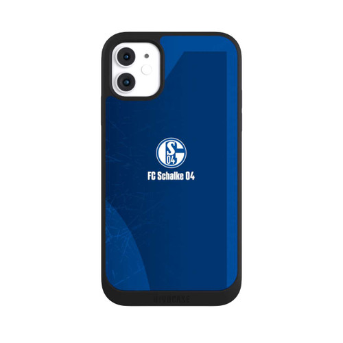 Apple iPhone 11 NIVOpure Schalke 04 Blauer Hintergrund Mit Logo