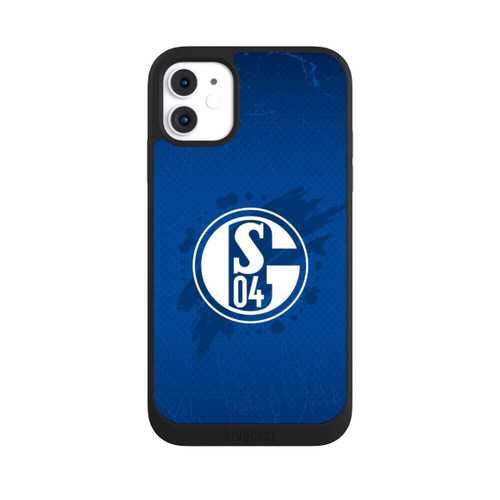 Apple iPhone 11 NIVOpure Schalke 04 Farbe Fleck Blau