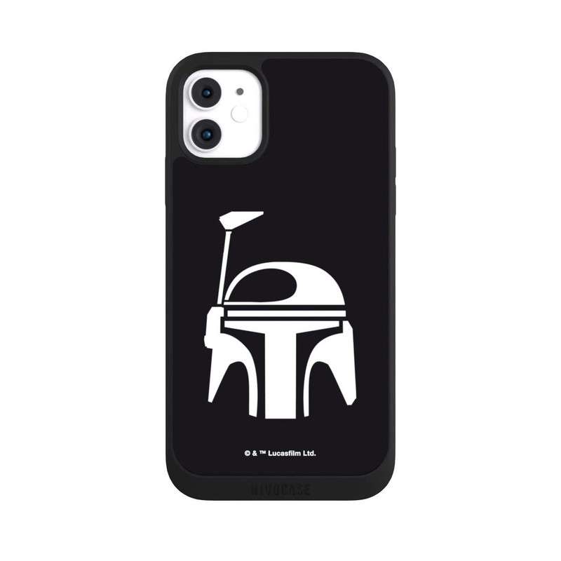 iPhone 11 NIVOpure Casque Boba Fett Noir
