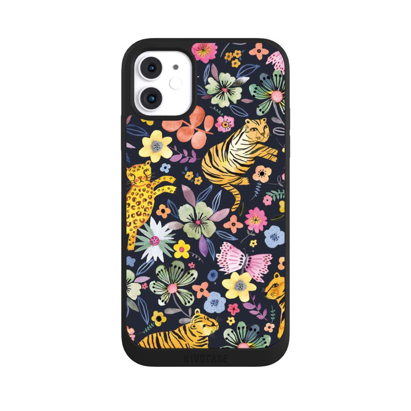 iPhone 11 NIVOpure Tigres & Fleurs du Printemps