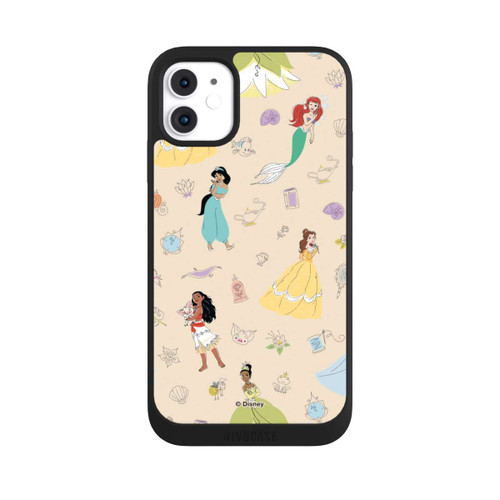 Apple iPhone 11 NIVOpure Princess Pattern Beige Disney Princess