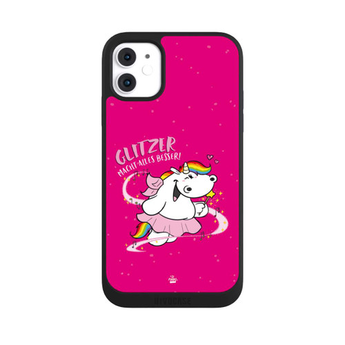 Apple iPhone 11 NIVOpure Pummelfee Glitzer 
