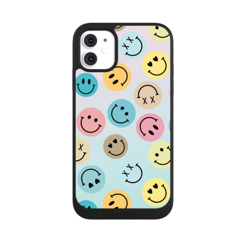 Apple iPhone 11 NIVOpure Smiles Emotes Pattern Colorful