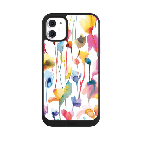 Apple iPhone 11 NIVOpure Aquarell Wildblumen bunt