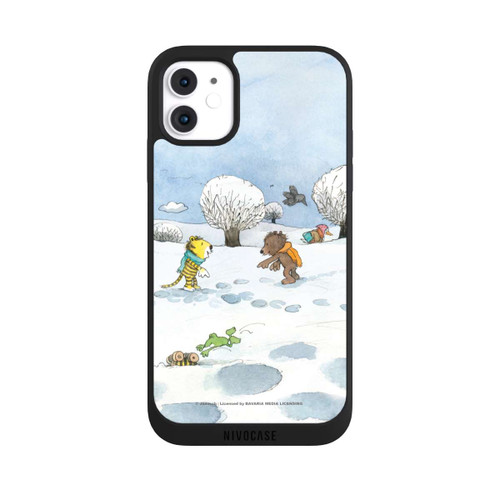 Apple iPhone 11 NIVOpure Kleiner Bär und kleiner Tiger im Schnee