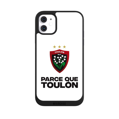 Apple iPhone 11 NIVOpure RC Toulonnais Blanc