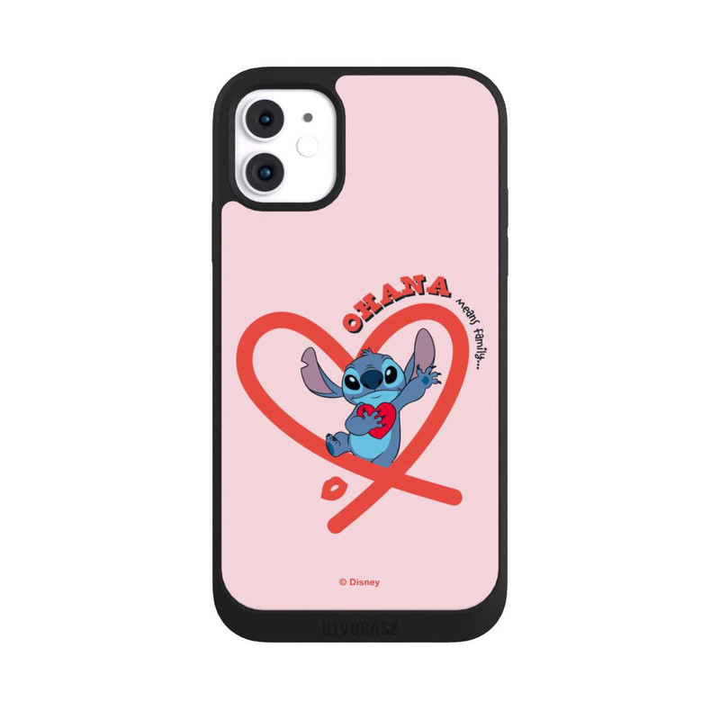 iPhone 11 NIVOpure Stitch Ohana Pink Heart