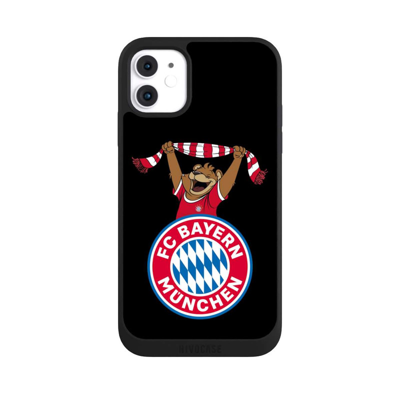 iPhone 11 NIVOpure Bernie Jubel mit Schal Schwarz
