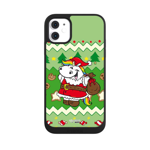 Apple iPhone 11 NIVOpure Ugly Christmas Pummeleinhorn Grün