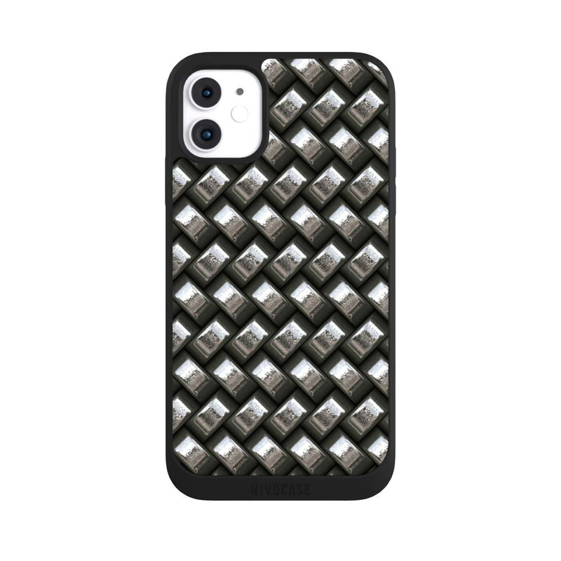iPhone 11 NIVOpure Glamour Silver Metal