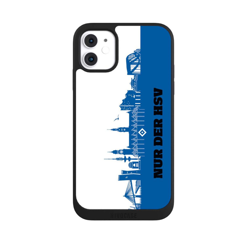 iPhone 11 NIVOpure HSV Skyline Blau Weiß