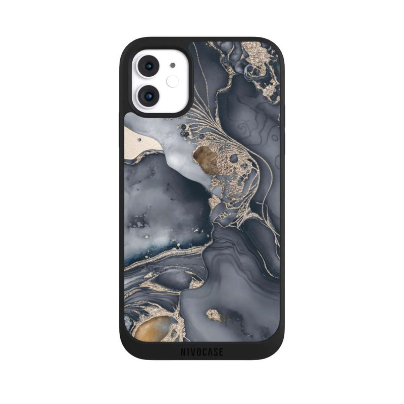 iPhone 11 NIVOpure Alcohol Ink Gold Grey