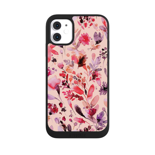 Apple iPhone 11 NIVOpure Künstlerische Blumen Viva Magenta
