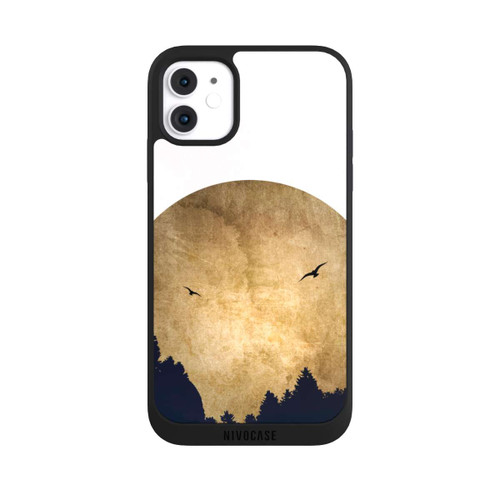 Apple iPhone 11 NIVOpure Zwei Vögel vor Mond
