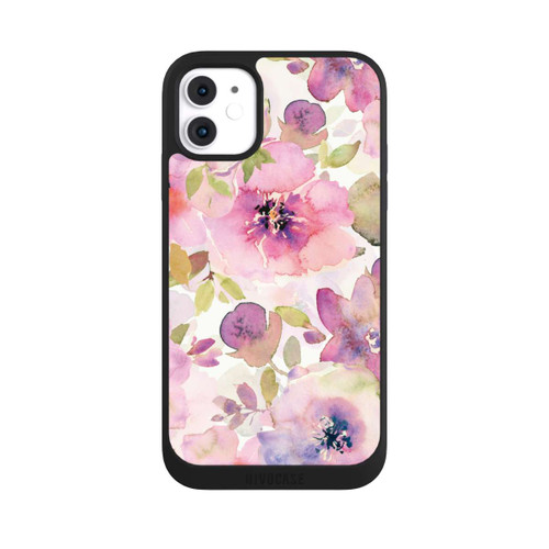 Apple iPhone 11 NIVOpure Pink Flowers Wallpaper