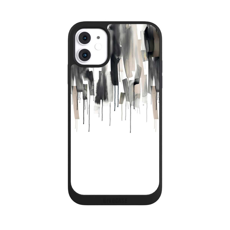 iPhone 11 NIVOpure Watery Stripes Japandi Black