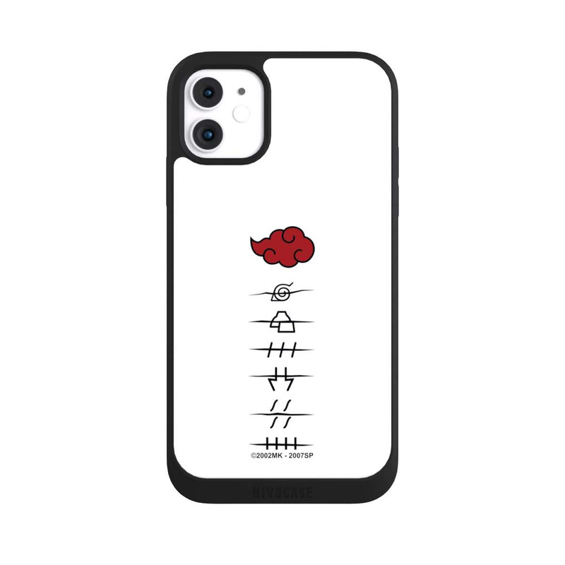 iPhone 11 NIVOpure Symboles blancs des membres d'Akatsuki