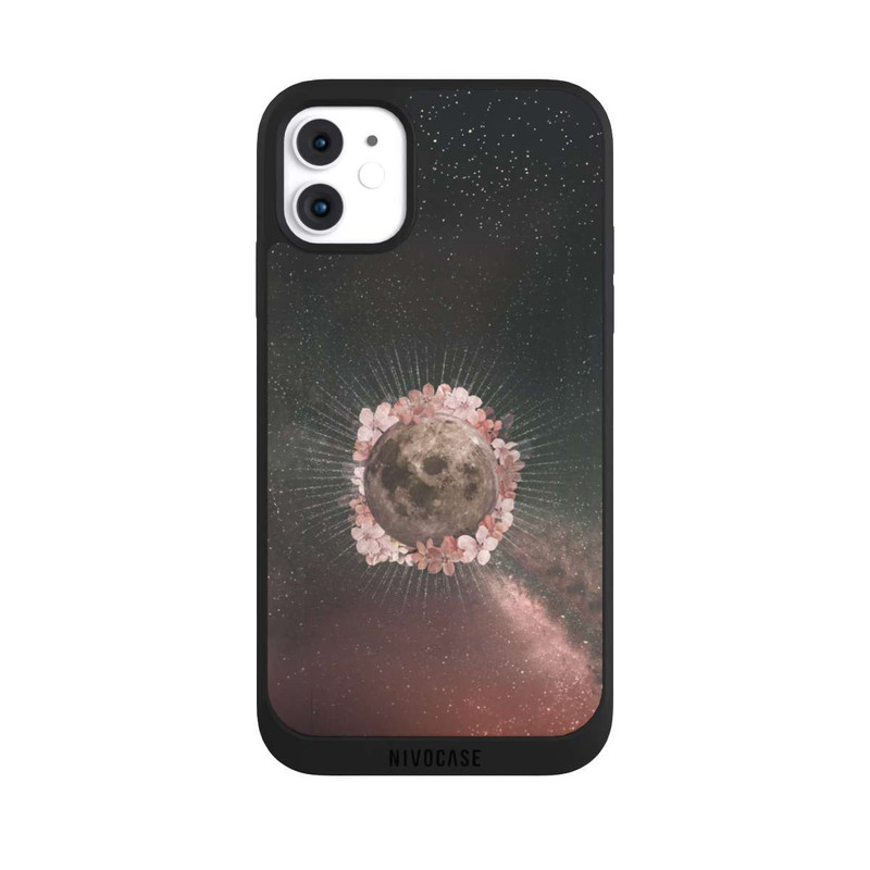 iPhone 11 NIVOpure Blumen und Mondlicht