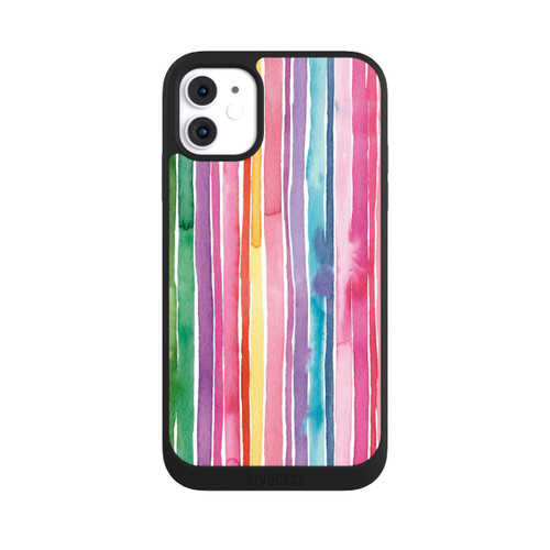 Apple iPhone 11 NIVOpure Camouflage Rainbow Stripes