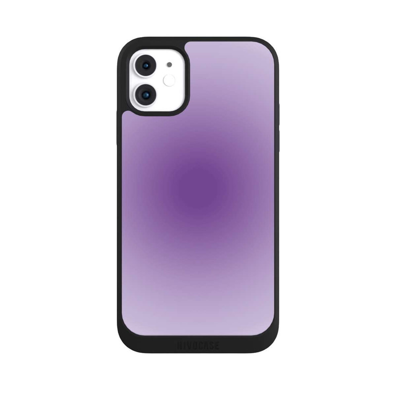 iPhone 11 NIVOpure Aura purple circle