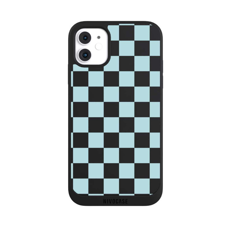 iPhone 11 NIVOpure Soft blue check