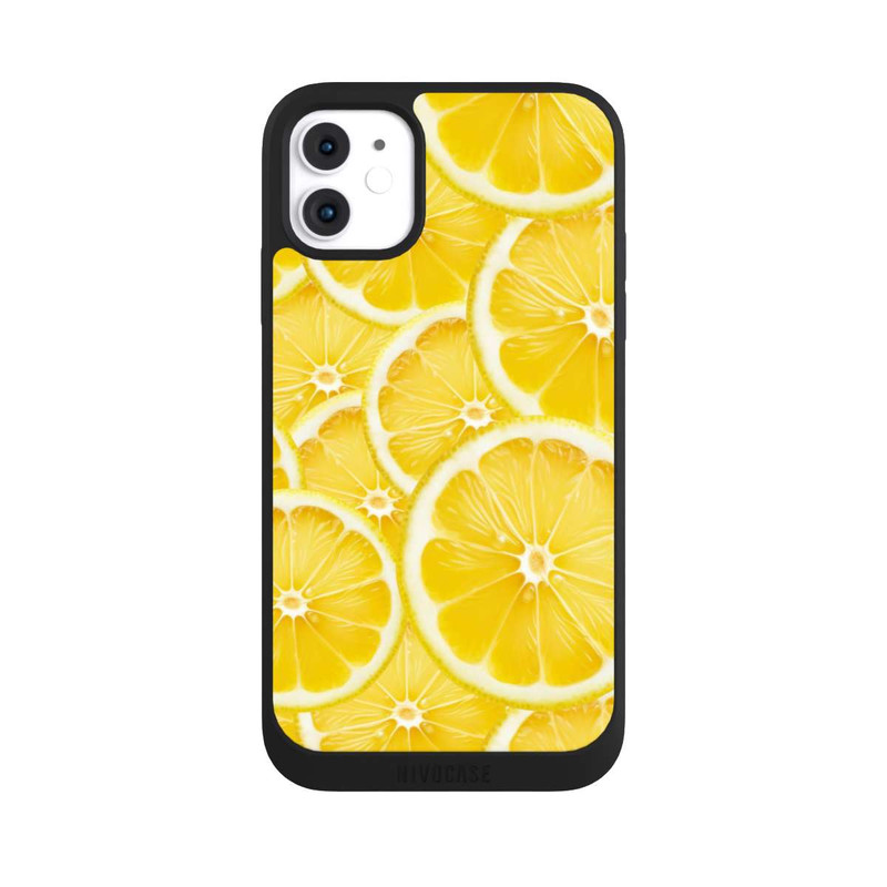 iPhone 11 NIVOpure Zitrone Muster