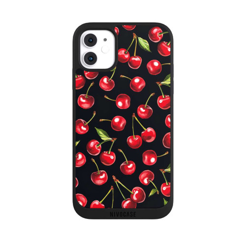 Apple iPhone 11 NIVOpure Kirschmuster Schwarz mit KI