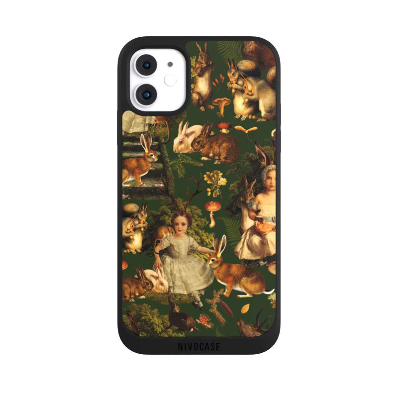 iPhone 11 NIVOpure Fille et animaux dans la forêt