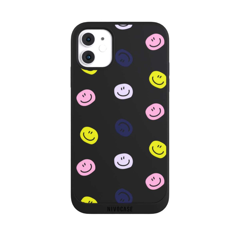 iPhone 11 NIVOpure Smile Pattern Pink