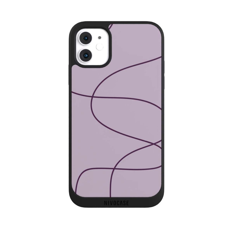 iPhone 11 NIVOpure Purble Slim Lines