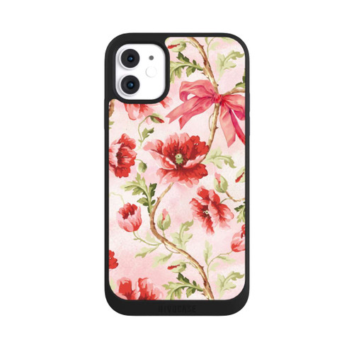 Apple iPhone 11 NIVOpure Poppies Pattern Pink